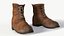 Texturas de PBR de pronto jogo de botas de couro