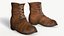 Texturas de PBR de pronto jogo de botas de couro