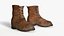 Texturas de PBR de pronto jogo de botas de couro