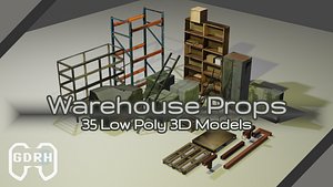 Warehouse props 3D model