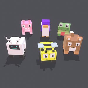 Cartoon Animal Pack 03 model