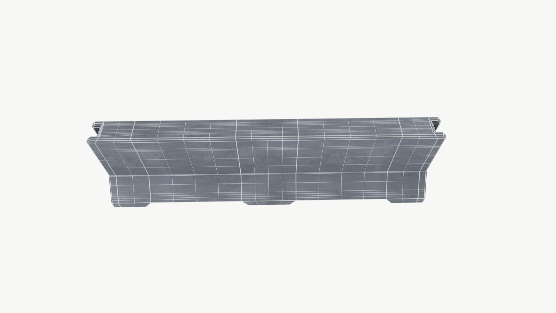 Road Barrier Model - TurboSquid 2319007