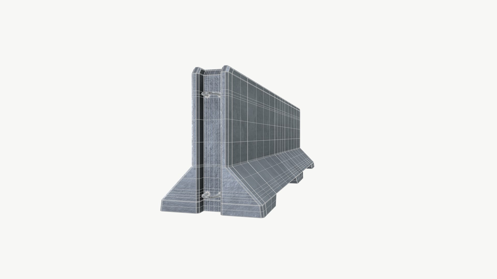 Road Barrier Model - TurboSquid 2319007