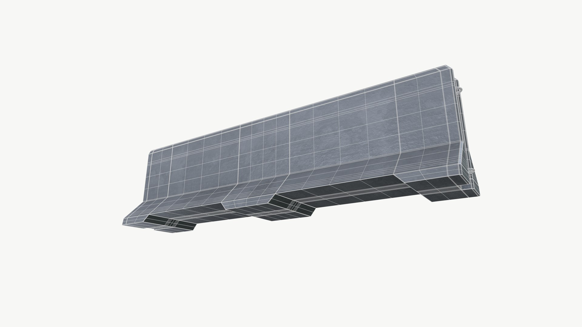 Road Barrier Model - TurboSquid 2319007