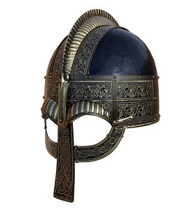 3D model vendel helmet