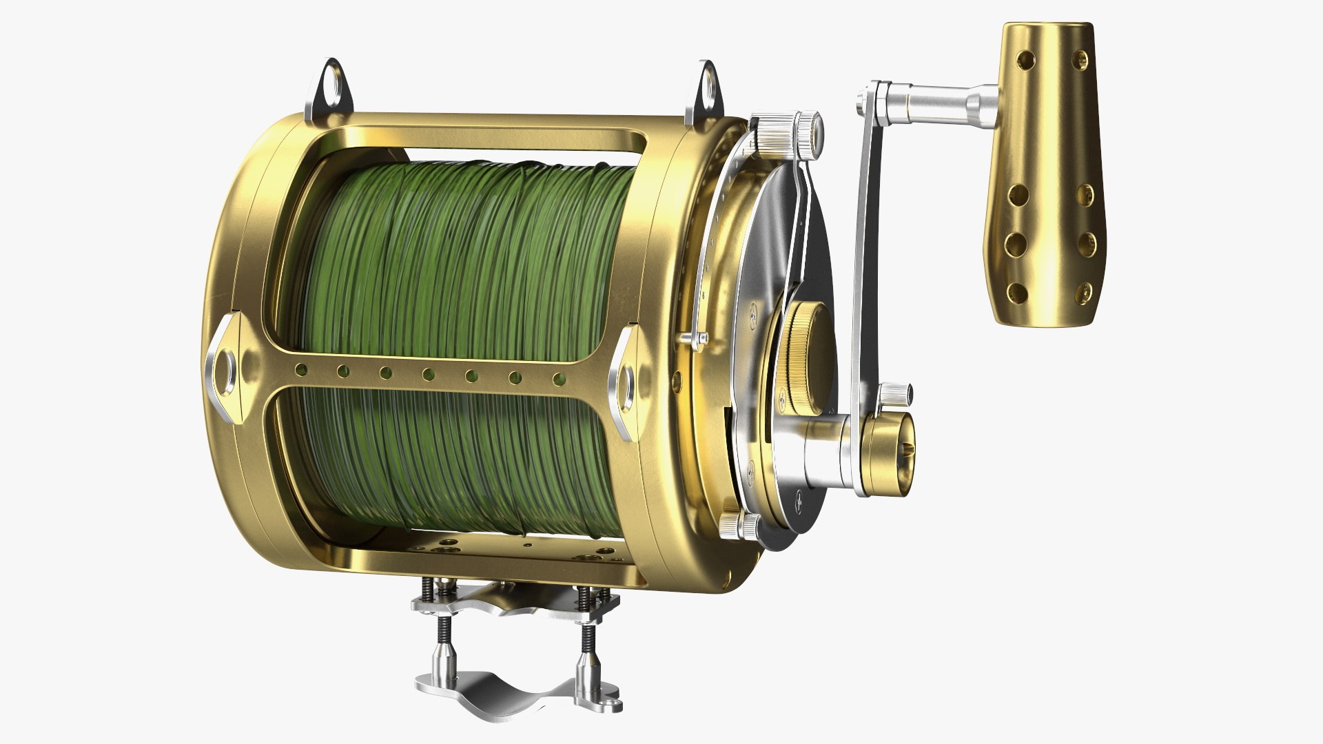 Fishing Reel 3D model preview