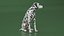 Spotted Sitting Dalmatian Dog