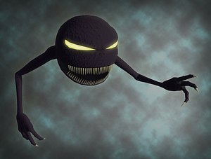 3D Ghost character