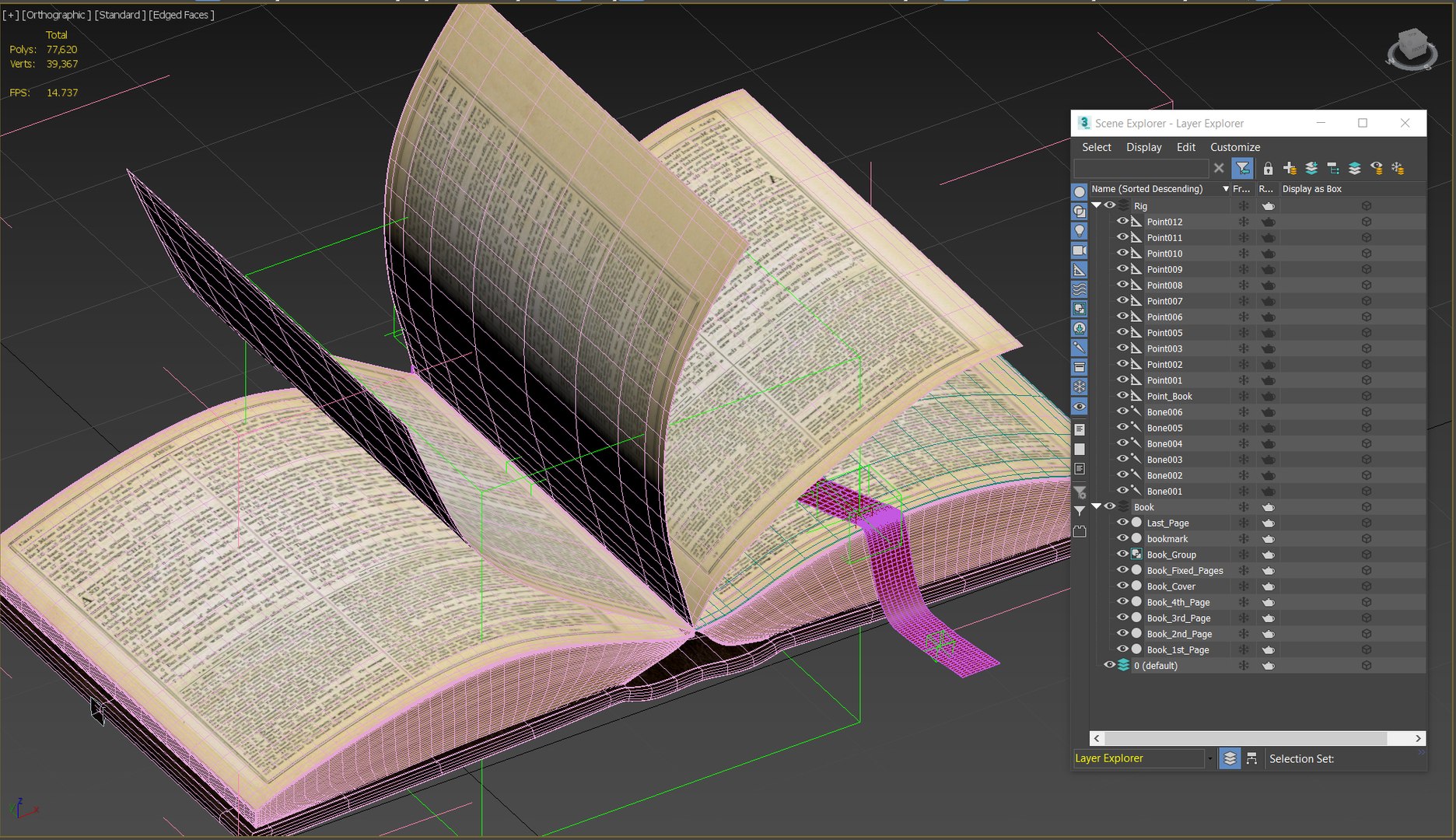 HolyBible com animação de livro aberto Modelo 3D - TurboSquid 1858742
