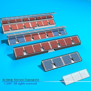 spectators area stadiums arenas 3d 3ds