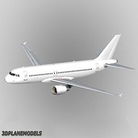 Airbus A-320 Generic white