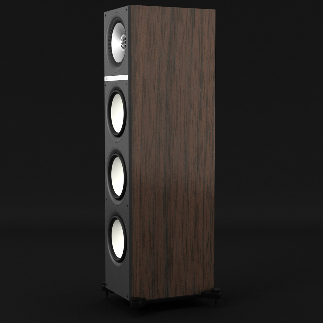 3d model kef q700 speaker