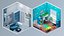 intérieur low poly 1