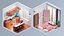 intérieur low poly 1
