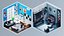 intérieur low poly 1