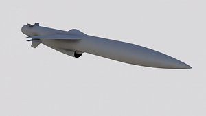 3D p-500 bazalt missile model