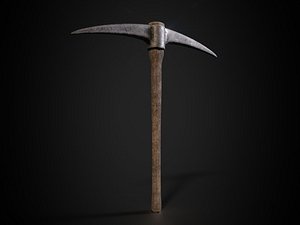 Iron Pickaxe 3D