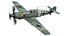 Messerschmitt - BF-109 E - Branco 2