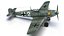 Messerschmitt - BF-109 E - Branco 2