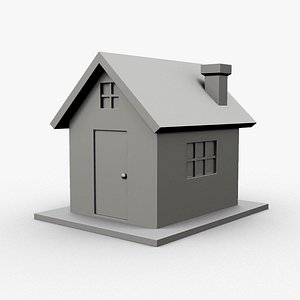 3d home icons symbols model