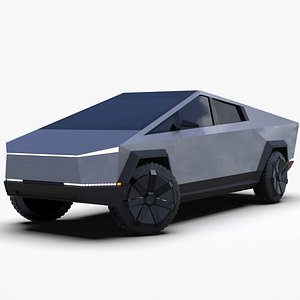 3D CYBER TRUCK model