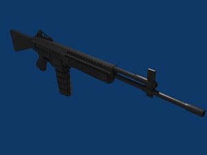 m96 rifle 3d obj