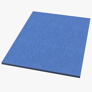 large flooring sports mat 3D model
