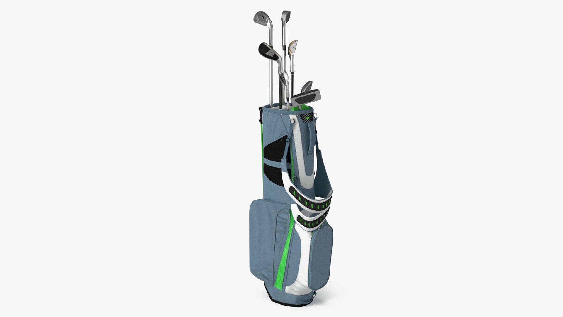 Golf Club Set With Nike Bag 3D TurboSquid 2266985
