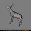 Deer 3d model 926 triangles