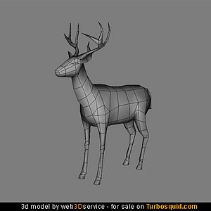 3d deer real time