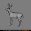 Deer 3d model 926 triangles