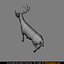 Deer 3d model 926 triangles