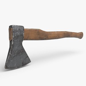 3D Worn Axe model