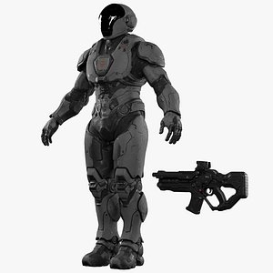Combat Suit 02 3D model