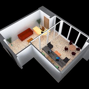 Office Design 8K 3D model