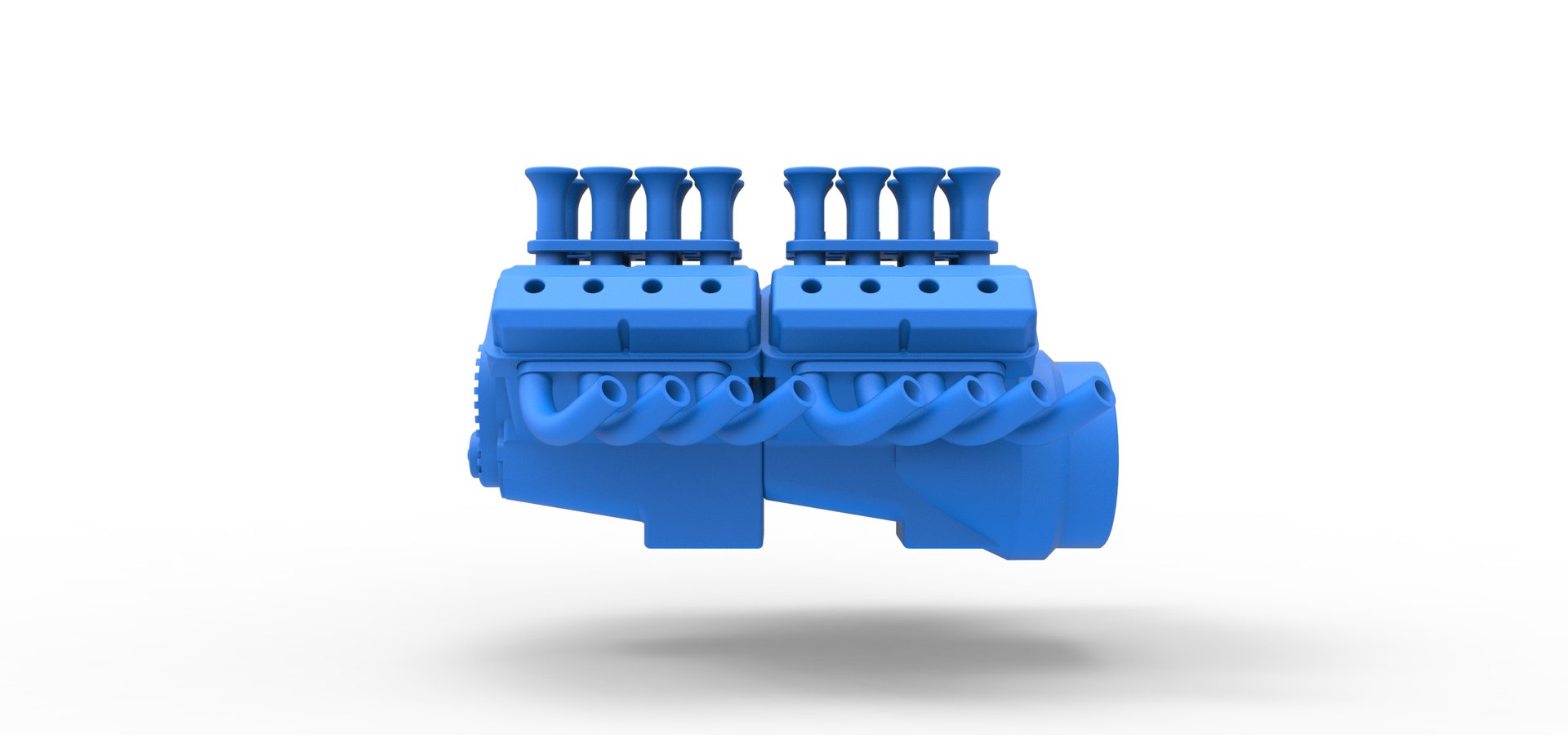 3D Diecast Engine 2 V8 Version 4 Scale 1 To 25 - TurboSquid 2079750