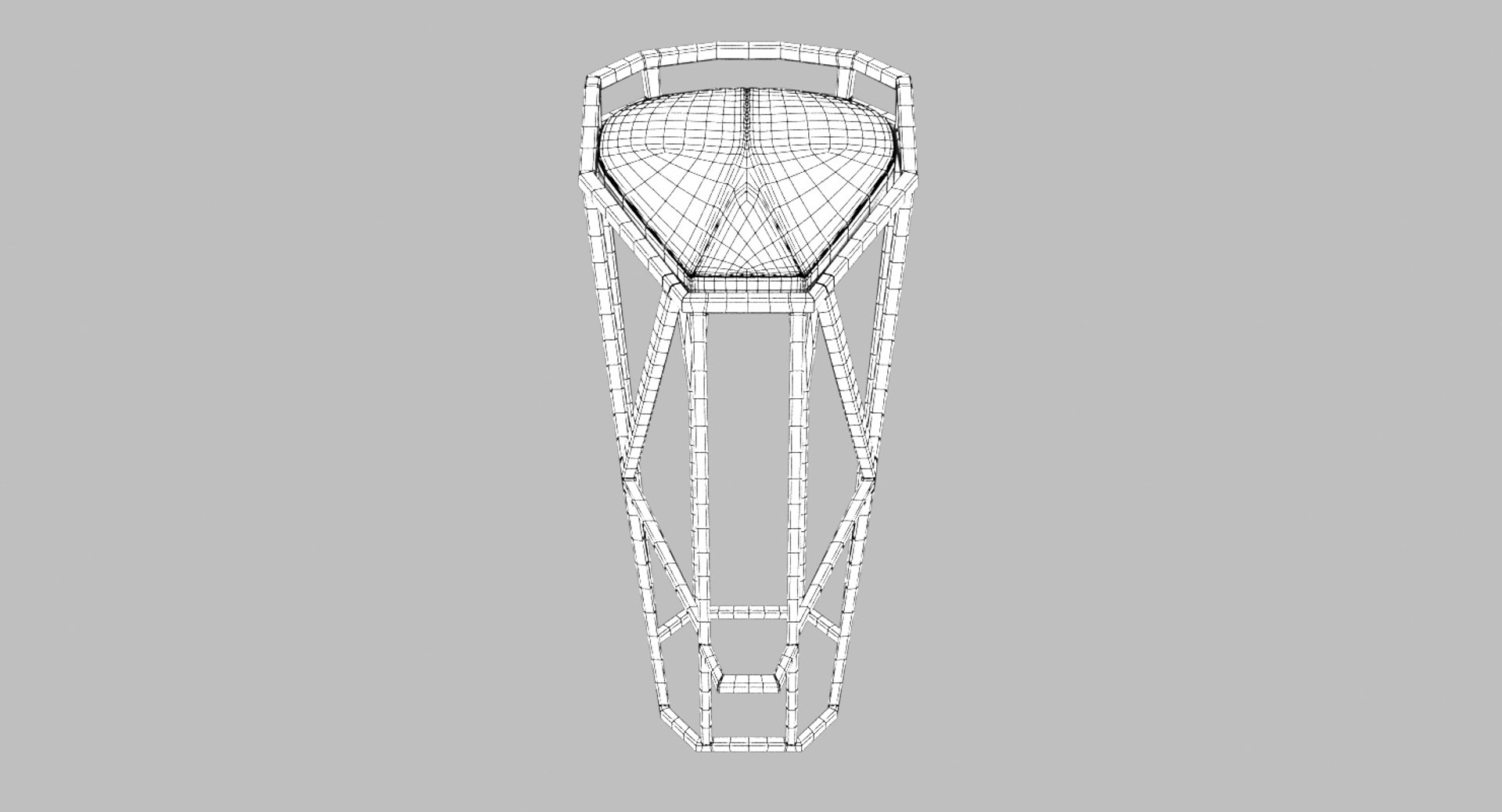 3D Model Modern Minimalistic Octa Stool - TurboSquid 1264986