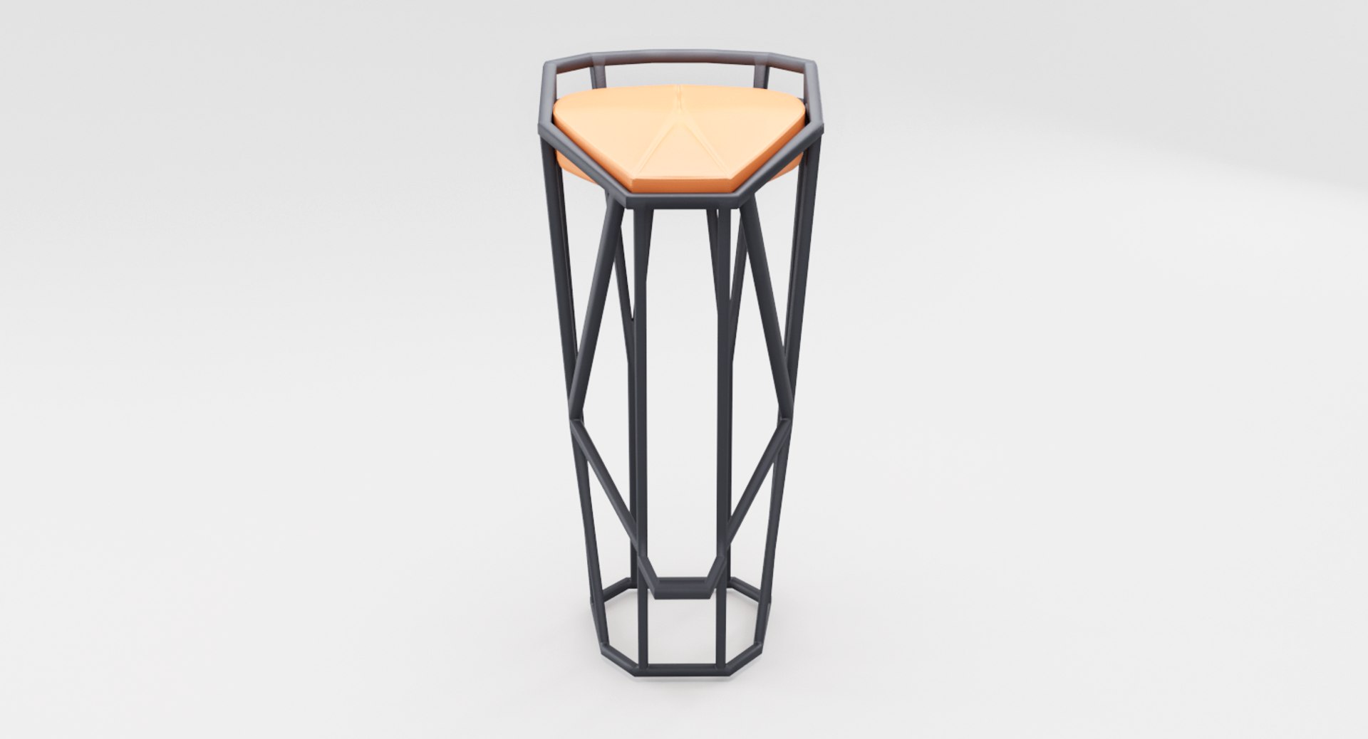 3D Model Modern Minimalistic Octa Stool - TurboSquid 1264986
