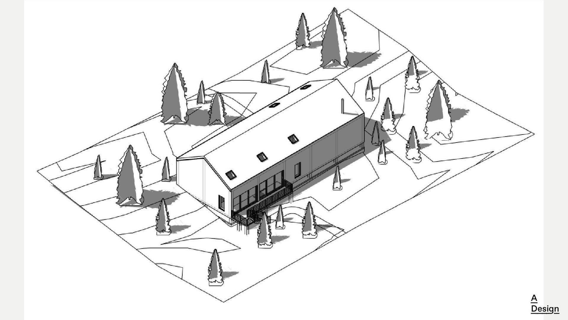Barn House - Revit 3D Model Model - TurboSquid 2017250