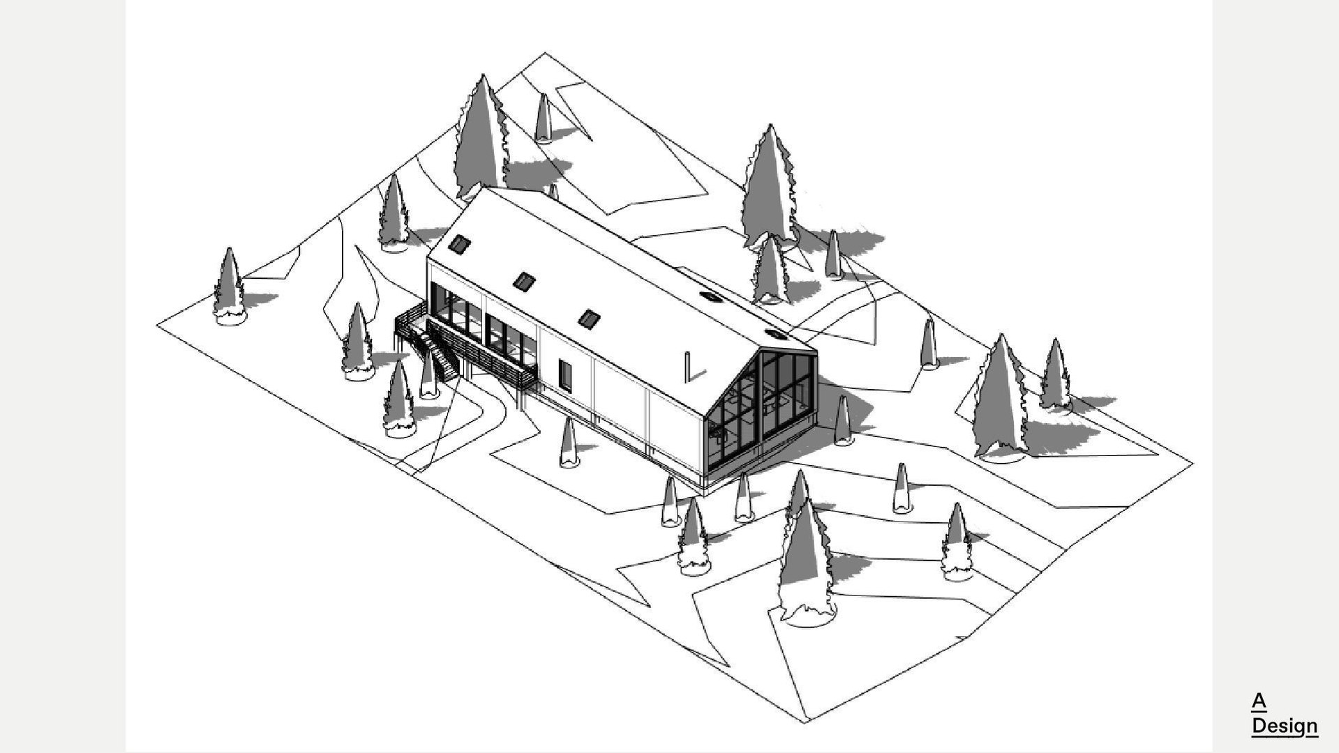 Barn House - Revit 3D Model Model - TurboSquid 2017250