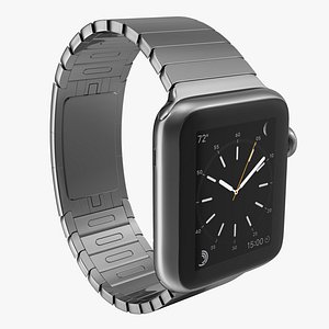 apple watch 38mm link 3d obj