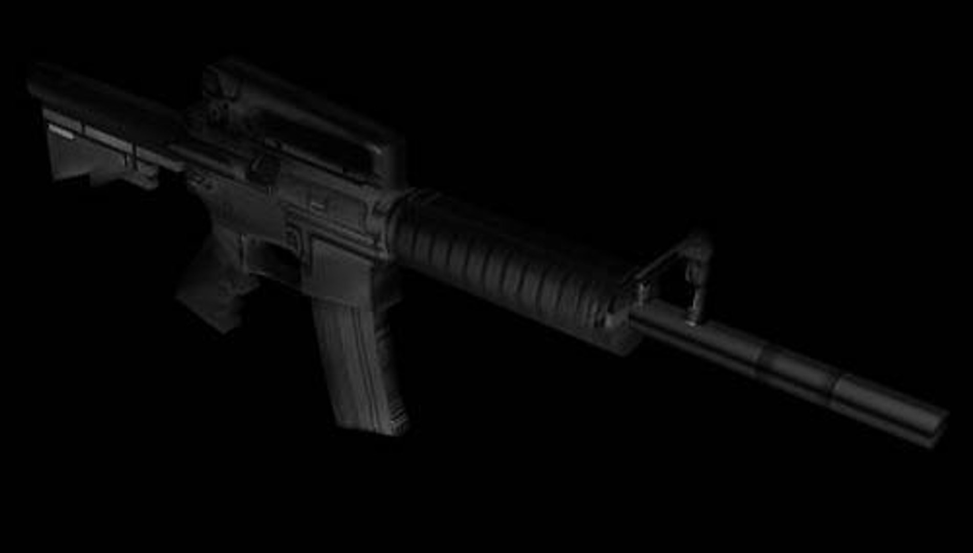 3dsmax colt assault rifle