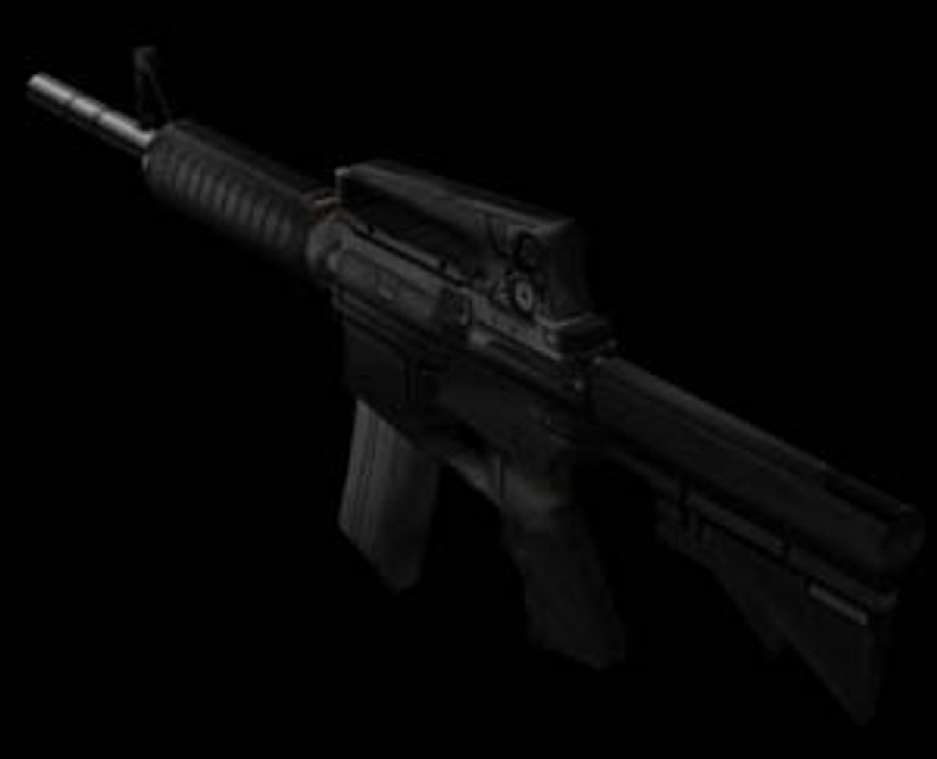 3dsmax colt assault rifle
