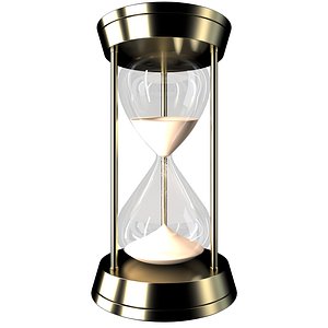 sand glass time 3D