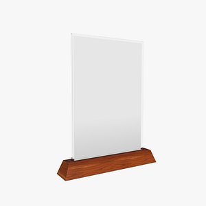 wooden holder 3D model