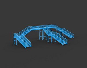 Footbridge 3D model model