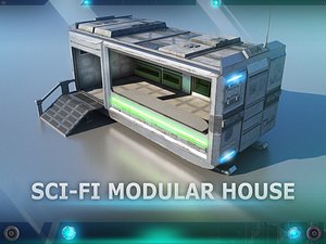 3D C3 - Sci-Fi Modular Building 1