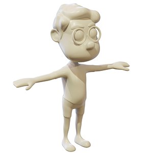 Cartoon Character Model 3D