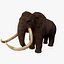 Mammoth Low poly - Animado