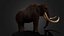 Mammoth Low poly - Animado